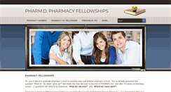 Desktop Screenshot of pharmacyfellowships.com